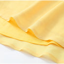 The Helios | Butter Yellow Pleated Gown with Backless Silhouette