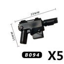 MOC Medieval Accessories Building Blocks Military Soldiers Shoulders Armor Blaster Helmets Weapons War Bricks Children Toys B038