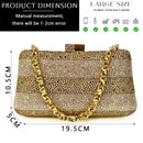 Venus Chan High Heels Shoes for Women Embroidery Rhinestone Italian Design Gold Color Pointed Toe Shoes and Bags Set Fashio