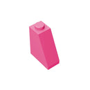Gobricks 10PCS Bricks Assembles Particles 60481 2x1x265 Degree Slope Bricks Building Blocks Replaceable Parts For Children Gifts