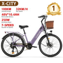 The Volt Nomad | 48V Urban Commuter eBike — 10.4Ah Removable Battery, 250W Motor