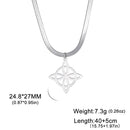 Skyrim Women Witch Knot Necklace Stainless Steel Gold Color Snake Chain Choker Amulet Wicca Witchcraft Celtics Knot Jewelry Gift