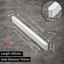 KAK Fashion White Long Cabinet Handles 1500mm Length Aluminum Alloy Kitchen Cupboard Door Pulls Furniture Handle Door Hardware