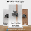 Full Motion TV Wall Mount Brackets,Corner TV Mount for 13-32 Inches TV, Swivel Tilts Articulating Extension Max VESA 100x100mm