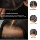 The Mirrorline | 40-Inch Bone Straight HD Lace Front Wig, Brazilian Remy