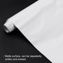 2Pc Whiteboard Dry Erase Board Sticker Wall Sticker Self Adhesive Backing Roll with Markers for Wall Office Home Classroom White