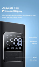 The Aero Bridge | Wireless Tire Inflator with Dual-Cylinder Motor & LCD Display