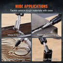 VEVOR Air Die Grinder Kit Right Angle Grinder w/ Die Grinder Combo&Single Cut Carbide Set Lightweight Ball Bearing Construction