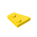 Gobricks 10PCS Parts Wedge, Plate 2 x 2 Left Compatible with 24307 pieces of children's toys Building Blocks Educatonal  Techni