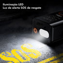 60W Wireless Portable Inflation Pump, 1800mAh Dual Battery, 5 Modes (Car/Bicycle/Motorcycle), LED, Auto Shut-Off, Type-C
