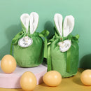 1pc Velvet Easter Bags Cute Bunny Gift Packing Bags Dropshipping Rabbit Chocolate Candy Wedding Birthday Party Decoration 2025