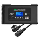 HTRC 12V/35A 24V/18A Car Battery Charger for Auto Moto Truck Motorcycle AGM Lead Acid PB GEL LCD Display Smart Charging