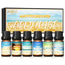 HIQILI Fragrance Oil Set, 6 PCS*10mL Pure Perfume Oil Set for Gift Aromatherapy Diffuser DIY Perfume Candle Soap Making