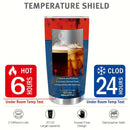 The Workshop Quencher | 20oz Double-Wall Insulated Stainless Steel Tumbler with Straw