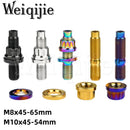 微旗界钛合金螺栓 M8X45/55/65MM M10X45/54MM 汽车排气歧管螺柱螺母垫圈套件