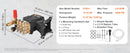 SucceBuy Pressure Washer Pump 3GPM / 4 GPM Shaft Horizontal Triplex Plunger Replacement Power Pumps Kit Compatible with Simpson