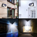 The Solar Sentry | 100-LED Motion-Sensing Solar Flood Light, 3 Modes, IP65