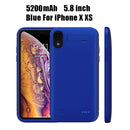 品证 6200毫安电池充电壳适用于iPhone 6 6S 7 8 Plus 充电壳适用于iPhone X XR Xs Max 便携式移动电源充电器