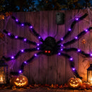The Autumn Widow | Giant Light-Up Fuzzy Spider with 8 Lighting Modes