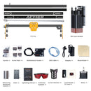 ACMER P1 S Pro 6W Laser Engraving Machine With Honeycomb Board Ultra-thin Laser Acrylic Engraver Cutting Machine 380x370mm Area