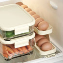 Automatic Scrolling Egg Rack Holder Storage Box Egg Basket Container Organizer Rolldown Refrigerator Egg Dispenser For Kitchen