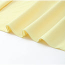 The Aurelian | Butter Yellow Mesh-Spliced Asymmetric Evening Gown