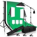 2.6x3M Photography Reflector Lighting Kit Photo Background Muslin Backdrops Softbox Umbrella Light Stand For Photo Studio