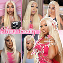 613 HD Lace Frontal Wig 13X4 13X6 360 Straight Lace Front Wig Human Hair 30 40 Inches 200% Density Brazilian Hair Wigs For Women