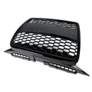 Bumper Grille Compatible For Audi A3 8P 8PA 2003-2008 RS Style Honeycomb Front Radiator Air Intake Mesh Grill Gloss Black