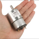 JGB37-520 DC 6V/12V/24V High Torque Gear Motor All Metal Gear Box Electric Motor 7/12/22/35/45/66/107/200/320/600/960RPM