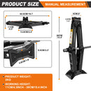 Car Tyre Changing Tools Kit Universal Scissor Jack 2 Ton Labor-Saving Scissor,with Hexagonal Lug Wrench for Cars/SUVS/Sedans
