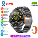 The Milestone Recon | 1.7'' HD GPS Military Smartwatch with Flashlight