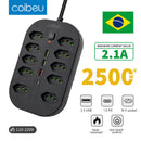 Extension socket, line filter, USB socket, outlet, outlet, outlet, power outlet recuas, power outlet ruler