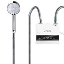 ATWFS 220V 4600W Instant Water Heater Electric Heaters for Bathroom Hot Water Shower Home Kitchen Heating