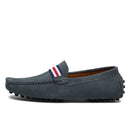 Suede Leather Men Shoes Casual Formal Man Loafers Handmade Moccasins Italian Breathable Slip on Male Boat Shoes Walking Footwear