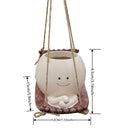 Hanging Hammock Planter Resin Swing Smile Face Planter Creative Cute Plant Succulent Pots for Indoor Outdoor Plant