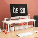 30/40/50cm Monitor Raised Shelf Office Laptop Bracket Desktop Computer  Stand Desktop Rack Home Storage Holders Organizer