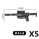 MOC Medieval Accessories Building Blocks Military Soldiers Shoulders Armor Blaster Helmets Weapons War Bricks Children Toys B038
