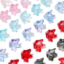 About20Pcs Glass Beads, Small Lily Scattered Beads, Handmade DIY 'Making Couple Bracelets, Necklaces, Earrings, Jewelry Accessor