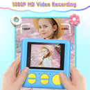 ortable travel toys, children's cameras, instant printing FHD selfies, digital cameras for children aged 3-12, Christmas and bir