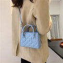 Women's Crossbody Bag One-shoulder Small Square Bag Retro Texture Bag New Trendy Fashion Simple Personality Hand Messenger Bag