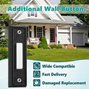 1PCS Wired Doorbell Button With LED Light, Replacement Of Doorbell Ring Button, Wall Mounted Door Opener Switch