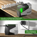 Huepar E011G Green Laser Level Self Leveling Cross Line Rechargeable Tool & Motion Sensor & Pulse Mode -Wave Your Hand to Switch