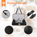 便携式狗用汽车座椅床宠物增高汽车座椅旅行背带座椅带夹式安全带防水篮保护垫