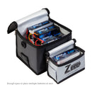 2pcs Zeee Lipo Bag Fireproof Explosionproof Portable RC Car Lipo Battery Storage Safety Bag Specialized Fire Safe Guard Bag