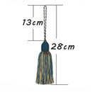 2Pcs Hanging Rope Tassels Sewing Bang Silk Fringe Trim Key Tassel for DIY Curtain Accessories Home Decoration Fringe Bag Gift