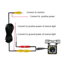 Podofo Reverse Camera Rearview Car Infrared Night Vision Waterproof Backup Camera For Parking Monitor Universal Auto Reversing
