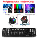 U`King DMX 512控制器192通道DMX控制台舞台灯光控制台，适用于派对DJ迪斯科灯光秀夜总会