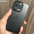Ultra Thin Matte Translucent Phone Case for Apple iPhone 15 14 Plus 13 12 11 Pro Max Hard Plastic PC Clear Silky Skin Cover Capa