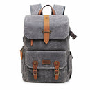 Photography Retro Waterproof Batik Canvas backpack w USB Port fit 15.6inch Laptop Men Camera Bag Carry Case for Canon Nikon DSLR